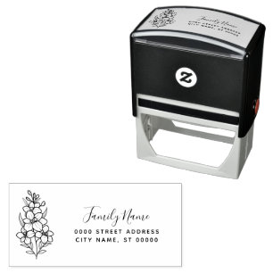 Simple Return Address Self-inking Stamp