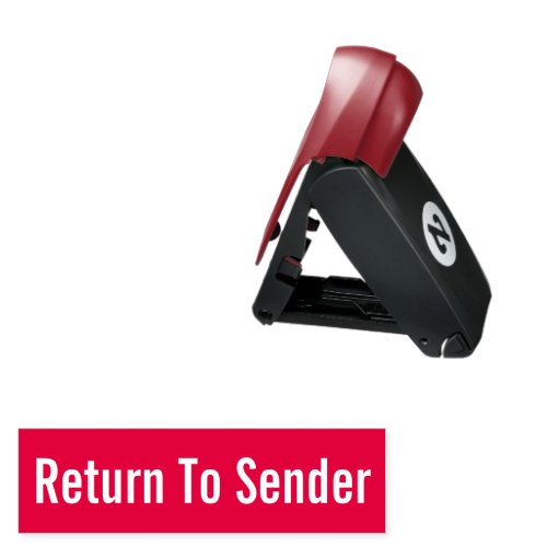 Simple Return To Sender Rubber Stamp