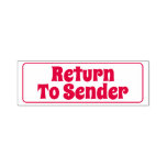 [ Thumbnail: Simple "Return to Sender" Rubber Stamp ]