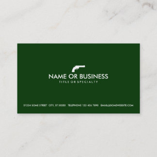simple revolver business card
