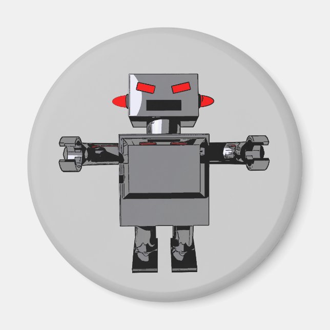 Simple Robot Magnet (Front)