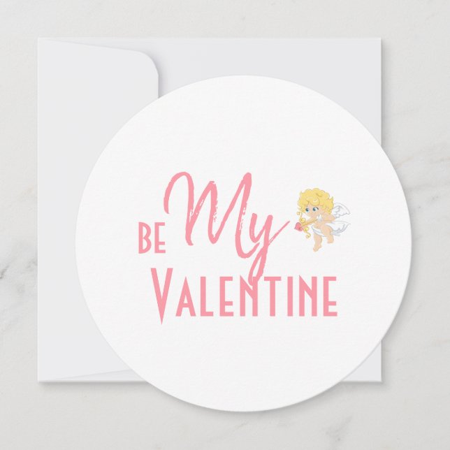 Simple Romantic Be My Valentine (Front)