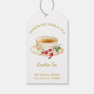 Simple Rosehip Tea Hang Tag