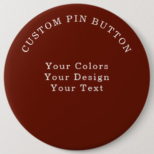 Simple Round 6 inch Pin/ Button