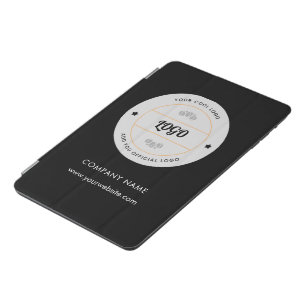 Simple Round Business Logo & Text Company Custom iPad Mini Cover