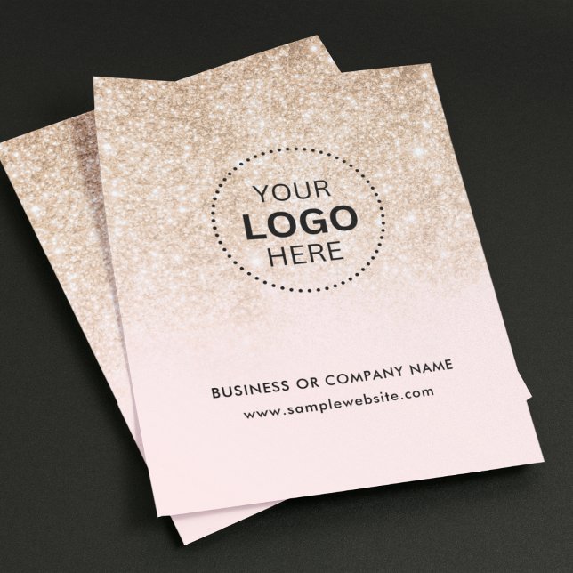 Simple Round Business Logo & Text Company Custom Pocket Folder (Creator Uploaded)