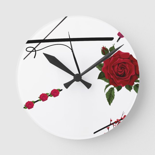 simple  round clock (Front)