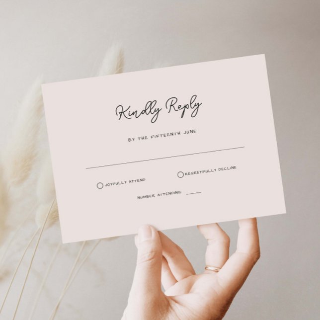 Simple RSVP Reply Card (Creator Uploaded)