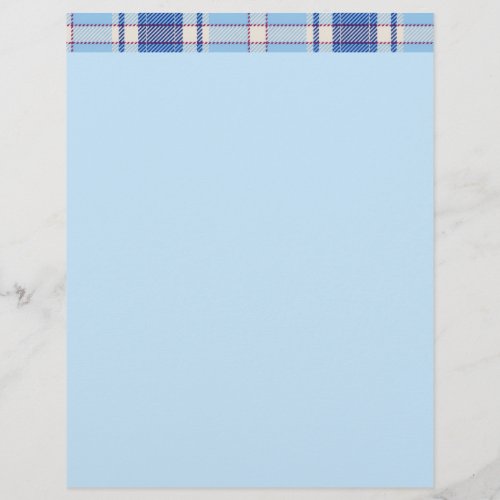 Simple Rustic Blue Style Chake Letterhead