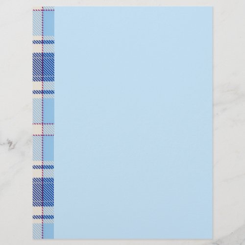 Simple Rustic Blue Style Chake Letterhead
