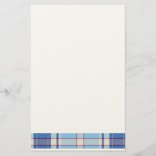 Simple Rustic Blue Style Chake Stationery