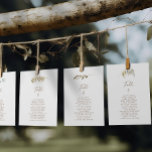 Simple Rustic Floral Table Number Seating Chart<br><div class="desc">Enhance your event with our "Simple Rustic Floral Table Number Seating Chart" – a seamless blend of timeless elegance and rustic charm, ensuring your guests effortlessly find their seats. Delicate floral accents grace each table number, adding a touch of natural beauty to your occasion. Designed to flawlessly coordinate with the...</div>