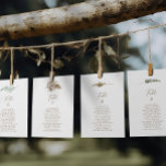 Simple Rustic Floral Table Number Seating Chart<br><div class="desc">Enhance your event with our "Simple Rustic Floral Table Number Seating Chart" – a seamless blend of timeless elegance and rustic charm, ensuring your guests effortlessly find their seats. Delicate floral accents grace each table number, adding a touch of natural beauty to your occasion. Designed to flawlessly coordinate with the...</div>