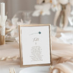 Simple Rustic Floral Table Number Seating Chart<br><div class="desc">Enhance your event with our "Simple Rustic Floral Table Number Seating Chart" – a seamless blend of timeless elegance and rustic charm, ensuring your guests effortlessly find their seats. Delicate floral accents grace each table number, adding a touch of natural beauty to your occasion. Designed to flawlessly coordinate with the...</div>