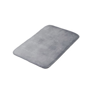 Simple rustic Gray Abstract Bath Mat