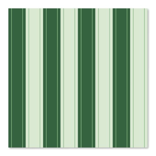 Simple Rustic Green Stripes with Ticking Wallpaper