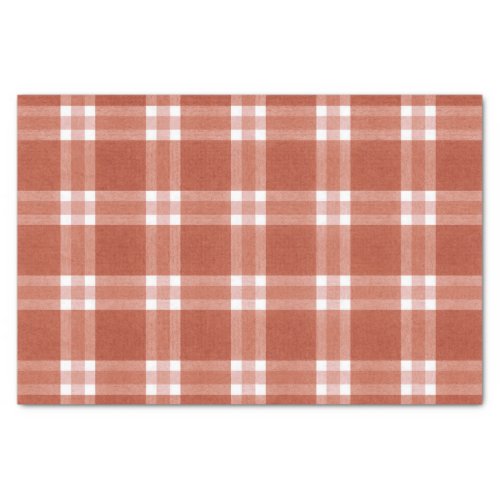 Simple Rustic Red Pattern Christmas  Tissue Paper