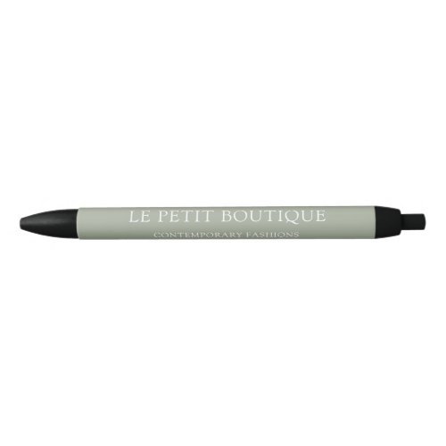 Simple Sage Green Business Promotional Black Ink Pen