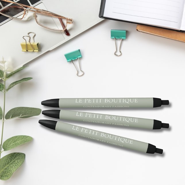 Simple Sage Green Business Promotional Pen (Creator Uploaded)
