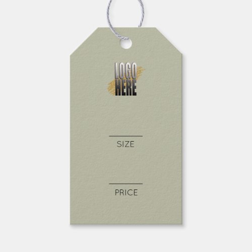 Simple Sage Green Logo Clothing Swing Price Tag