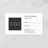 Simple Salon Customer Referral Card (Back)
