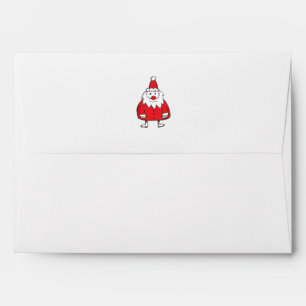 Simple Santa White Envelope