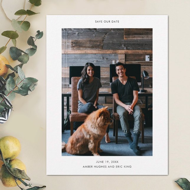 Simple Save the Date Announcement Postcard (Creator Uploaded)