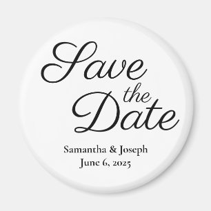 Simple Save the Date Magnet