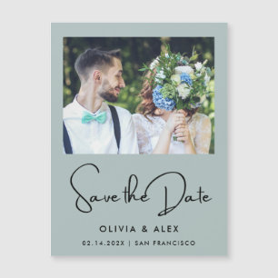 Simple Save The Date Magnetic Invitation