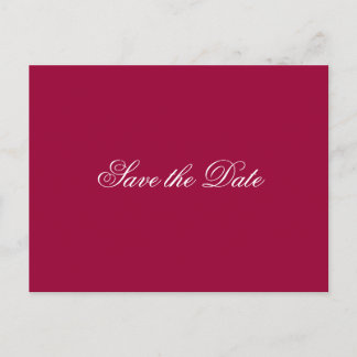 Simple Save the Date Postcards