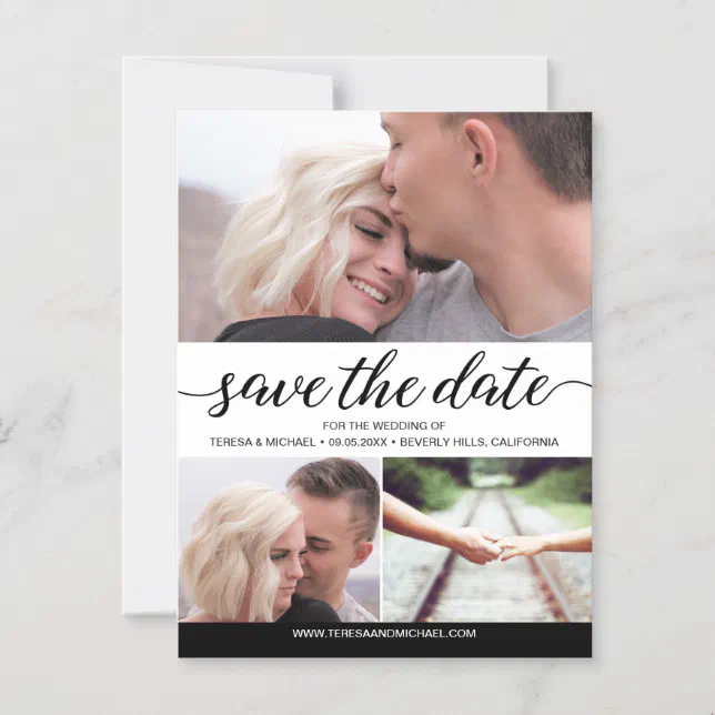 Simple Save the Date Wedding Announcement | Zazzle