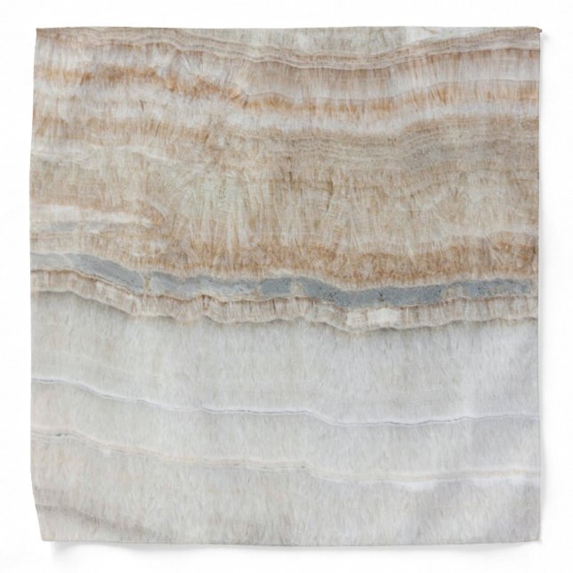 simple scandinavian modern chic grey white marble bandana (Front)