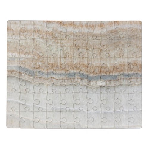 simple scandinavian modern chic grey white marble jigsaw puzzle