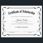 Simple Scholarship Certificate<br><div class="desc">Simple Scholarship Certificate</div>