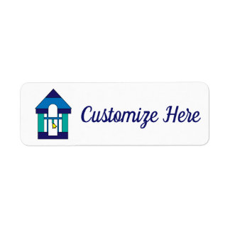 Simple Schoolhouse or Church Bell Tower Labels