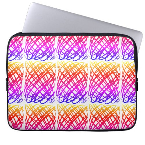 Simple Scribble  Ipanema Filter  Center Tiled  Laptop Sleeve