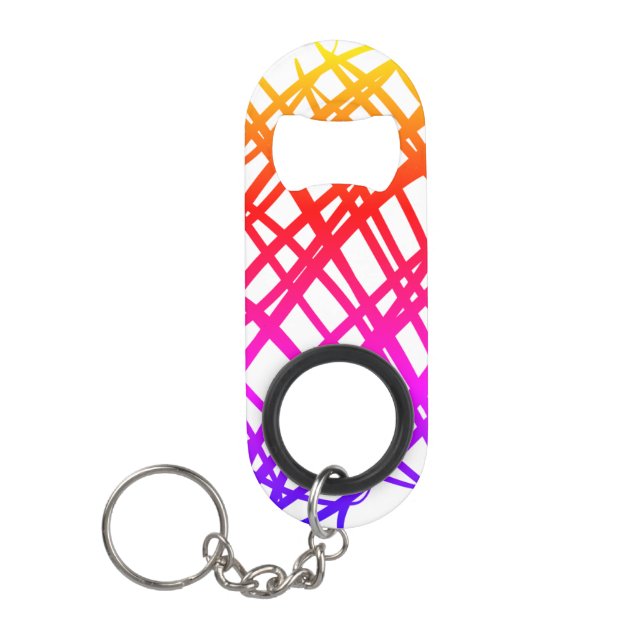 Simple Scribble | Ipanema Filter | Keychain Bottle Opener (Front)