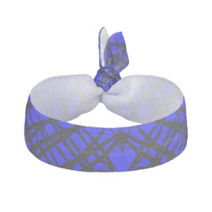 Simple Scribble   Mirror Tiling   Blue   Elastic Hair Tie