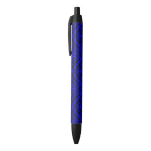 Simple Scribble Mirror Tiling Blue Pen