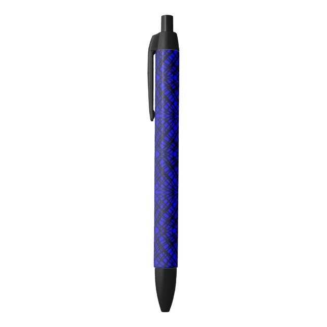 Simple Scribble | Mirror Tiling | Blue | Pen (Top (Vertical))