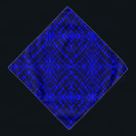 Simple Scribble | Mirror Tiling | Blue | Pet Bandana<br><div class="desc">When we were playing around and this black pattern happened, then tried the mirrored tiling and this happened, we never thought it would make such a great design, adding color makes it even better. You can add this interesting design to any products you like, change it to any color you...</div>