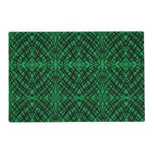 Simple Scribble   Mirror Tiling   Green   Pet Placemat