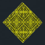 Simple Scribble | Mirror Tiling | Yellow | Pet  Bandana<br><div class="desc">When we were playing around and this black pattern happened, then tried the mirrored tiling and this happened, we never thought it would make such a great design, adding color makes it even better. You can add this interesting design to any products you like, change it to any color you...</div>