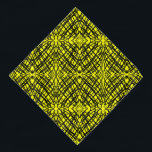 Simple Scribble | Mirror Tiling | Yellow | Pet  Bandana<br><div class="desc">When we were playing around and this black pattern happened, then tried the mirrored tiling and this happened, we never thought it would make such a great design, adding color makes it even better. You can add this interesting design to any products you like, change it to any color you...</div>