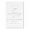 Simple Script Blue Wedding Welcome