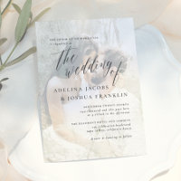 Simple Script Calligraphy Engagement Photo Wedding