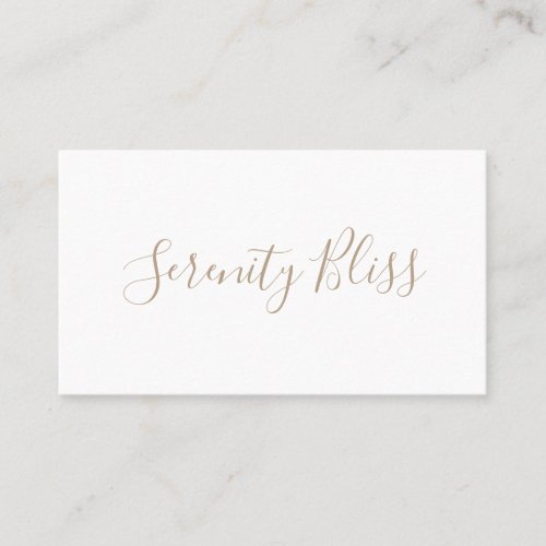 Simple Script Calligraphy Gift Certificate