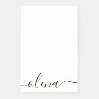 Coral Calligraphy Personalized Notebook