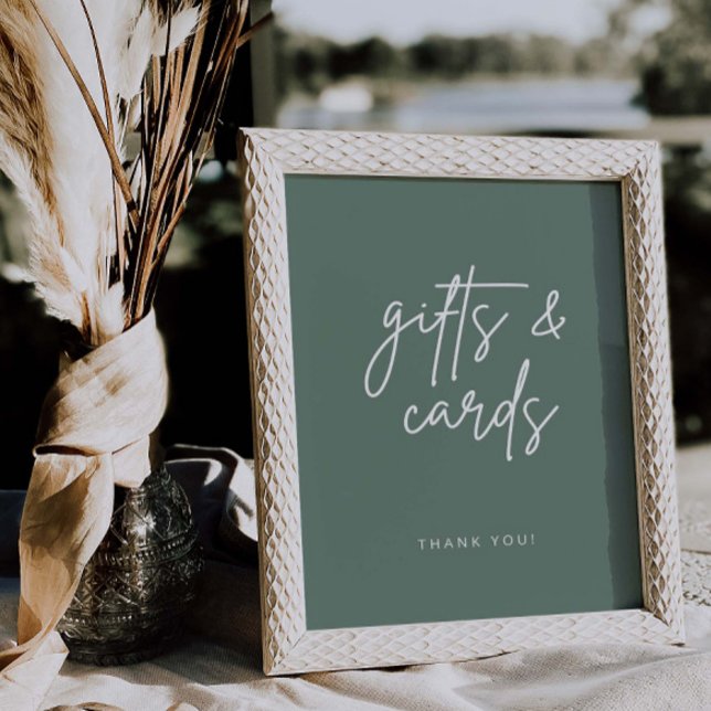 Simple Script Gift Table Wedding Decor Sign (Creator Uploaded)