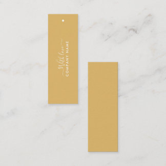 Simple Script - Gold & White Gift Tags